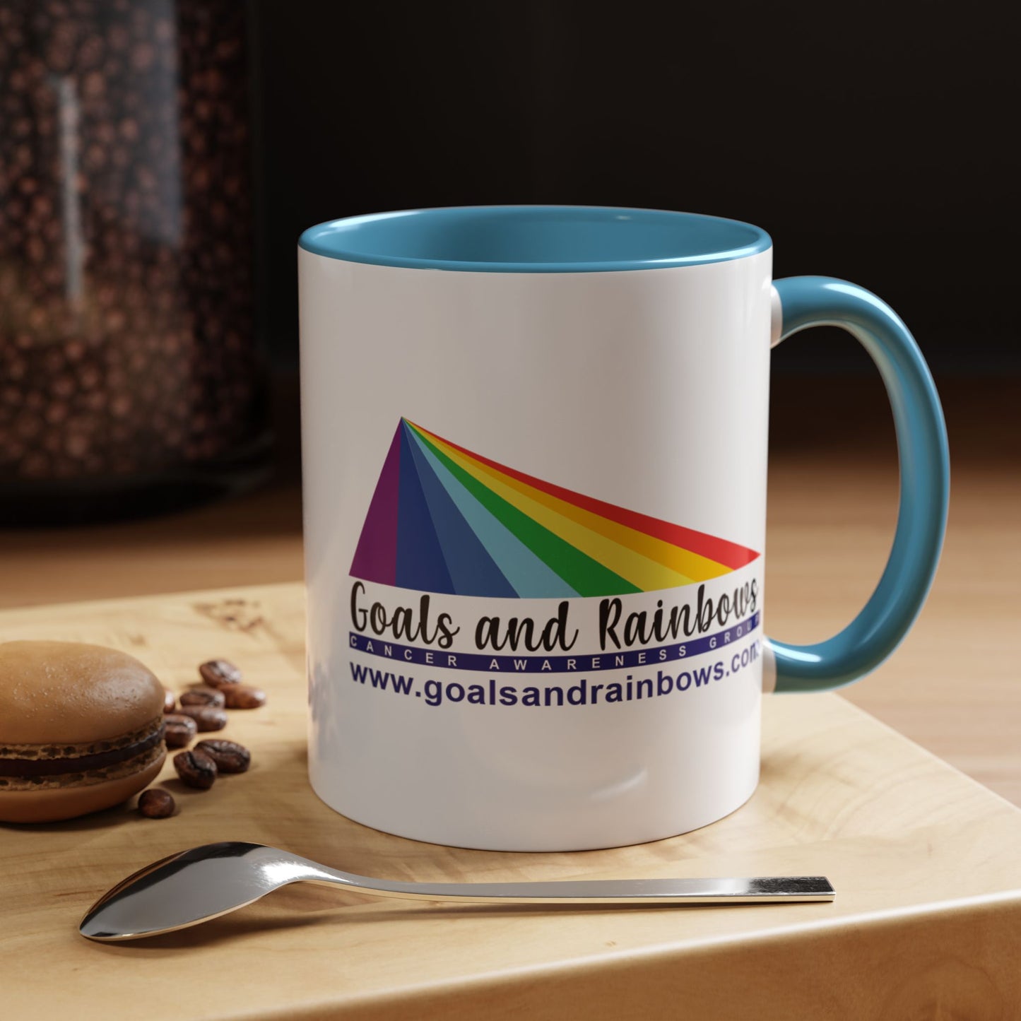 Goals and Rainbows Coffee Mug (11, 15oz)